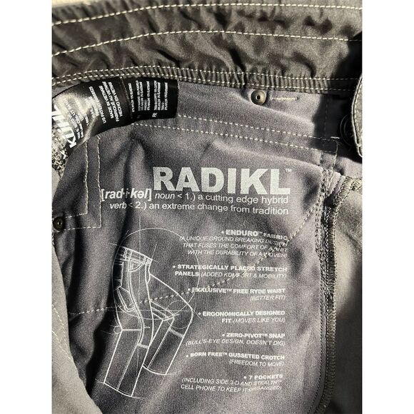 Kuhl Men's Cargo Pants Green Size 38 x 30 Straight Leg Casual 32 Inseam - Picture 12 of 16